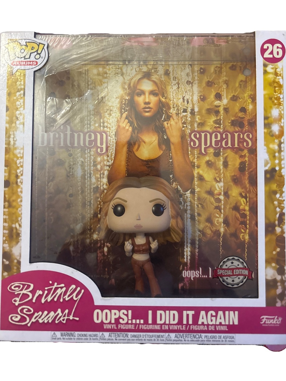 Funko Pop Albums Special Edition - Britney Spears Oops!… I Did It Again